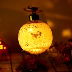 LOHAS Christmas Ball Ornaments Pendant Light, Shatterproof Xmas Decoration Ball Light, Reindeer