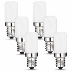 LOHAS LED Night Light Bulbs, E12 Candelabra Base, 1.5W(15W Equivalent), 300K Warm White, for Bedroom, Nursery Room, Pack of 6