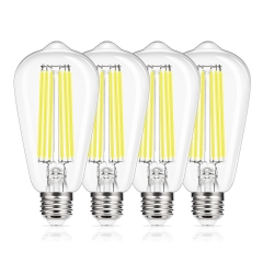 ST64 LED Filament Light Bulbs