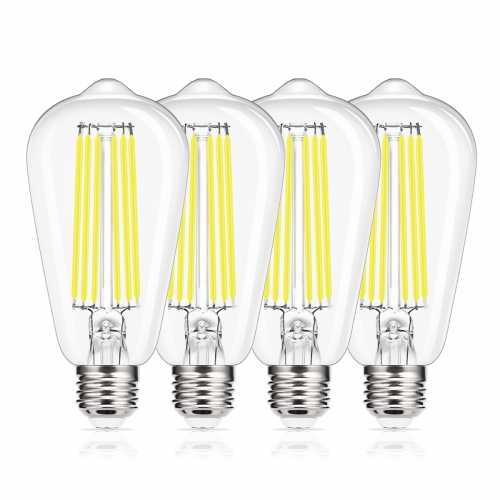 ST64 LED Filament Light Bulbs