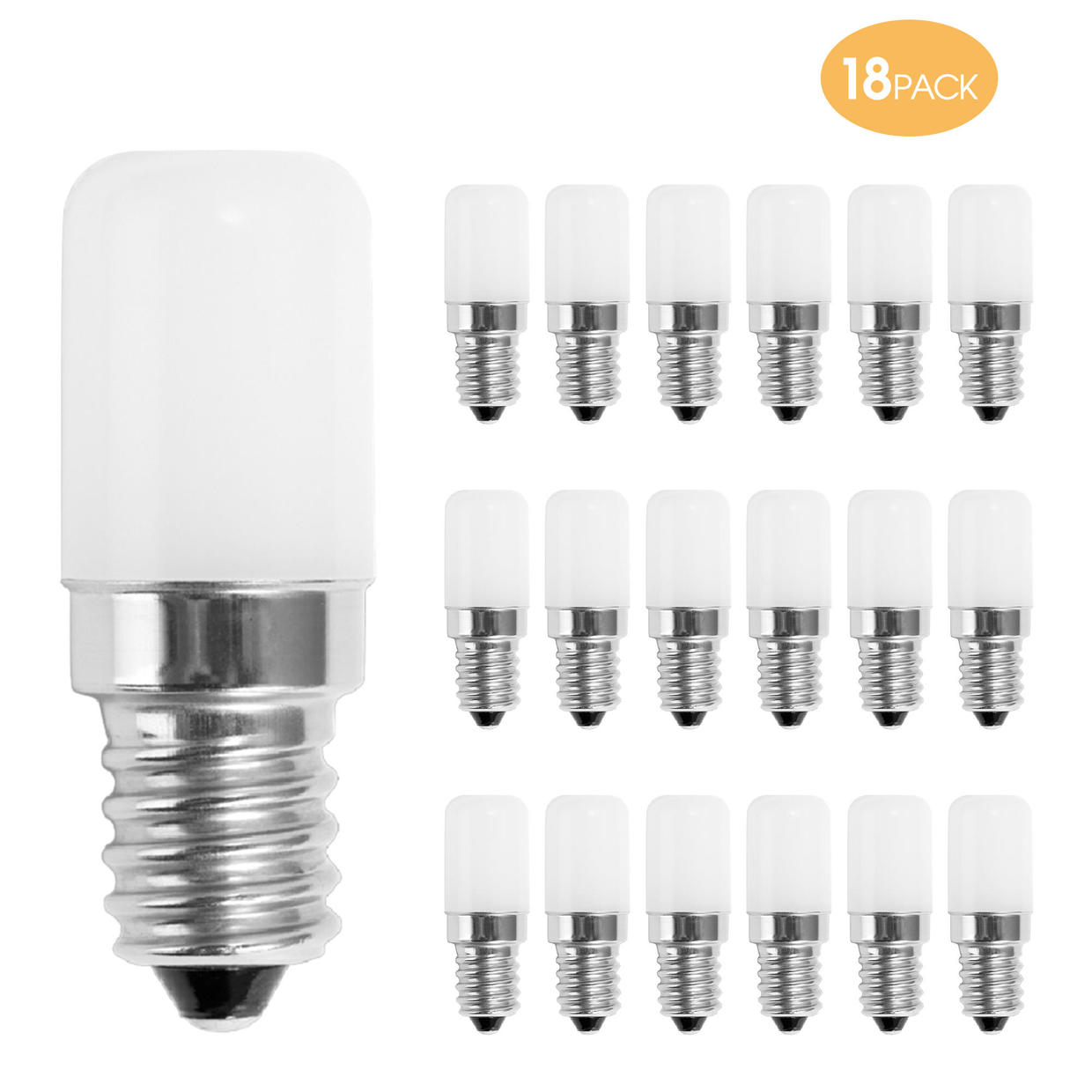 C7 S6 Night Light Bulbs, Warm White 3000K Watt Equivalent, Mini LED Bulb Candelabra LED