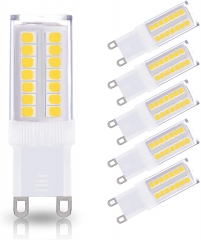 G9 Led Light Bulbs,Natural Daylight White 4000K,Not Dimmable, 5 Pack