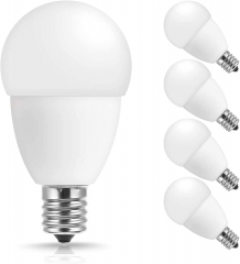 G14 Light Bulbs with 3000K Soft White，Not Dimmable, 4 Pack