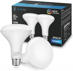 BR30 LED Flood Light Bulb, 3000K Soft White,E26 Base, Pack of 2