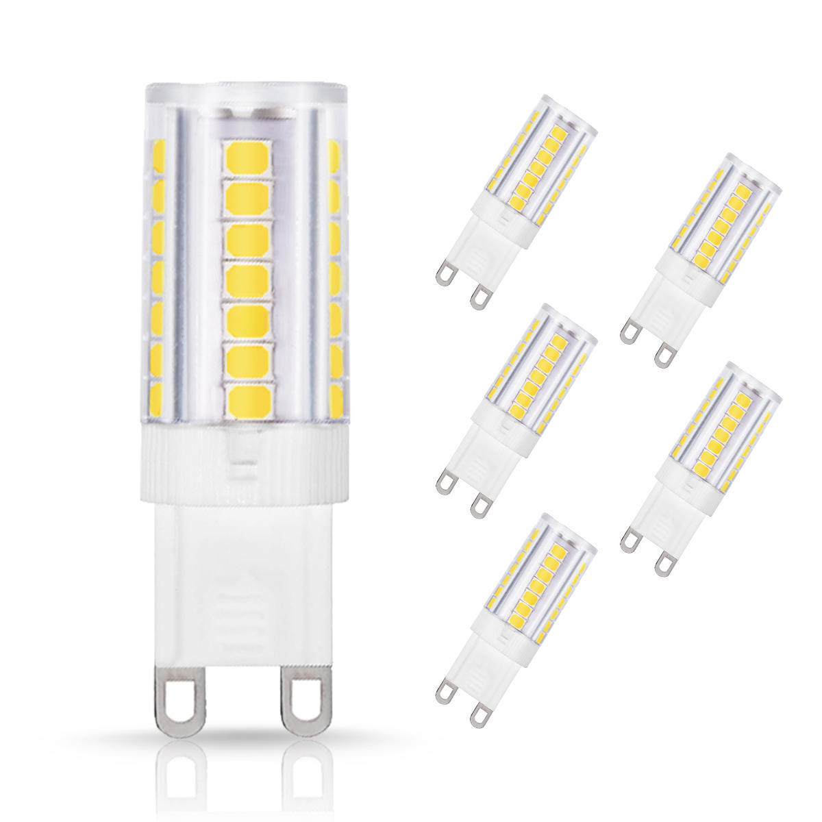 G9 LED Light Bulb Bi Base, 6000K Daylight G9 Base Bulbs