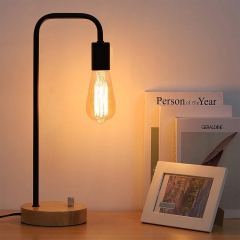 Industrial Table Lamp,Fully Stepless Dimmable With 61 Inch For Bedroom