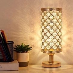 60W K9 Crystal Desk Lamp E26 Bulb For Bedroom Living
