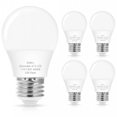 EiQiFu,A15 Dimmable Led Bulb with Warm White 3000K,E26 Base, 4 Pack