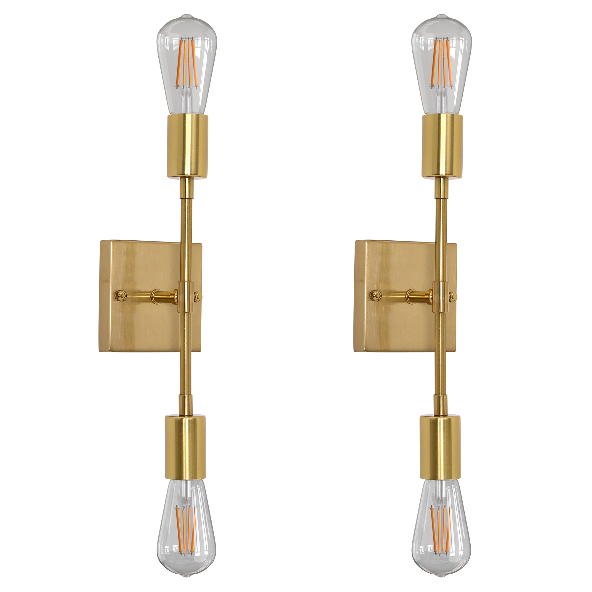 2Light Linear Wall Sconce Lighting,Modern Farmhouse Bathroom Vanity