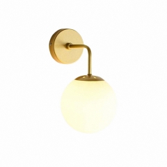 1-Light Gold European Modern Simple Industrial Creative Fashion Style, Indoor for Bedroom, Living Room, LED Wall Light Fixture