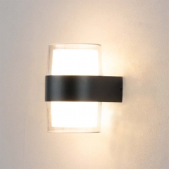 Integrated LED Outdoor Wall Porch Light , 10W Modern Wall Sconce 3000K Waterproof Exterior Lighting Fixtures Wall Mount
